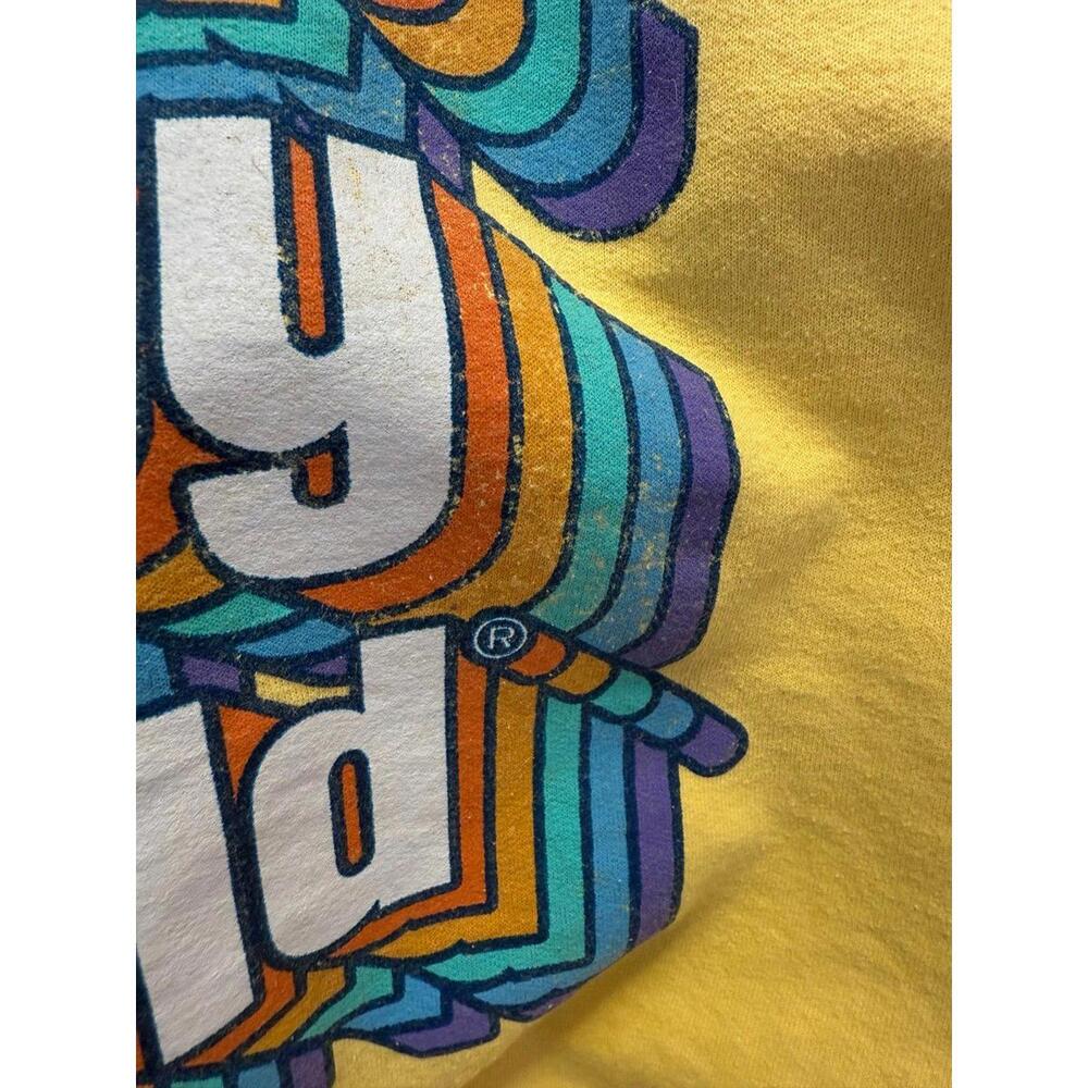 Walt Disney World Bright Yellow Retro Vibes Hoodie Hooded Sweatshirt XXL - Picture 4 of 6